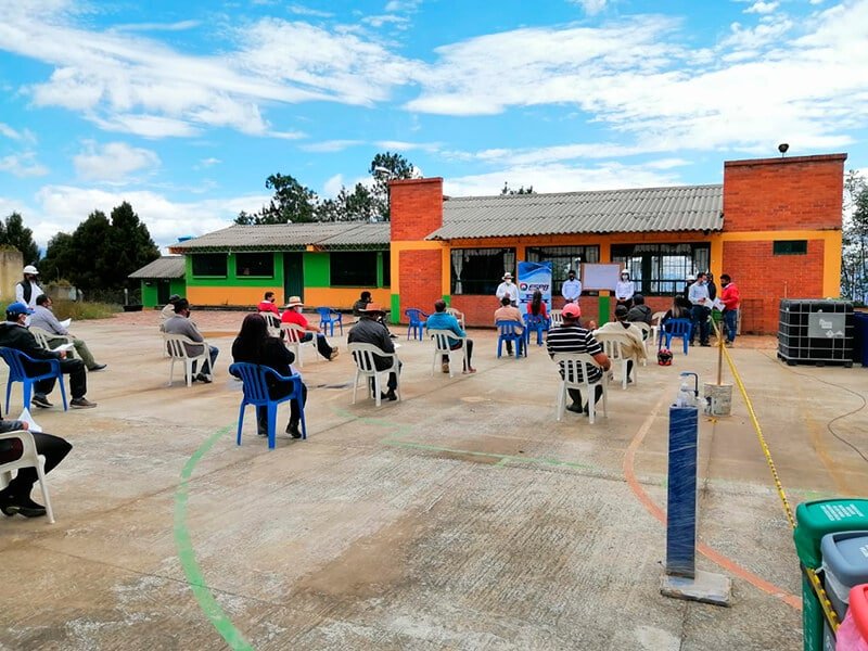 Interventoría construcción y optimización acueducto urbano de Sutamarchán - Boyacá 5 Capacitación de protocolos de bioseguridad proyecto Interventoría Integral