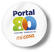 logo portal 80 centro comercial