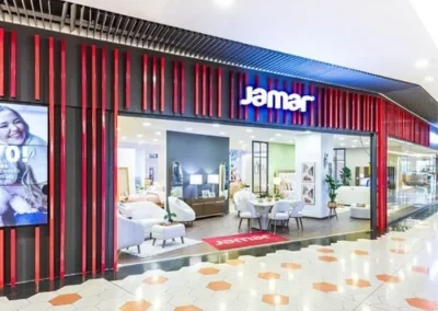 Interventoría para las obras de adecuaciones civiles, eléctricas y arquitectónicas del local Muebles Jamar en el centro comercial El Edén, Bogotá.